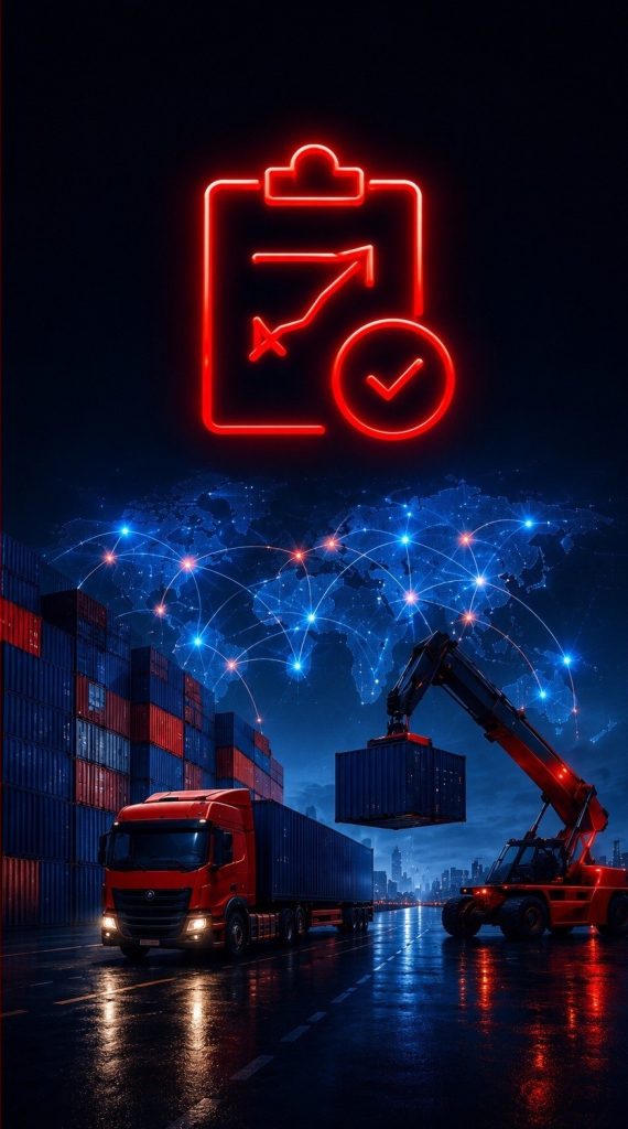 Transportsystem mit Containern